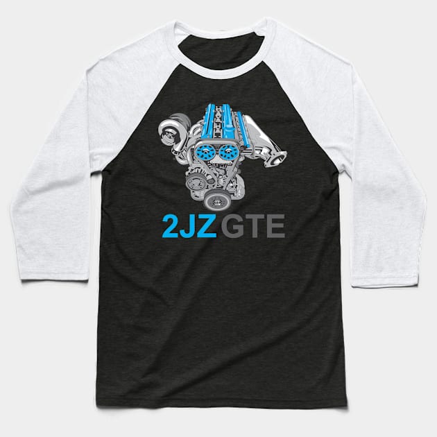 2JZ Baseball T-Shirt by Aestcoart